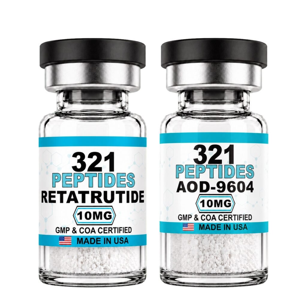 Retatrutide 10mg + AOD 9604 10mg Research Bundle