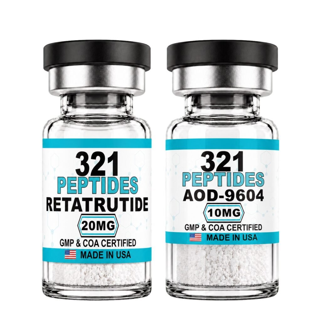 Retatrutide 20mg + AOD 9604 10mg Research Bundle