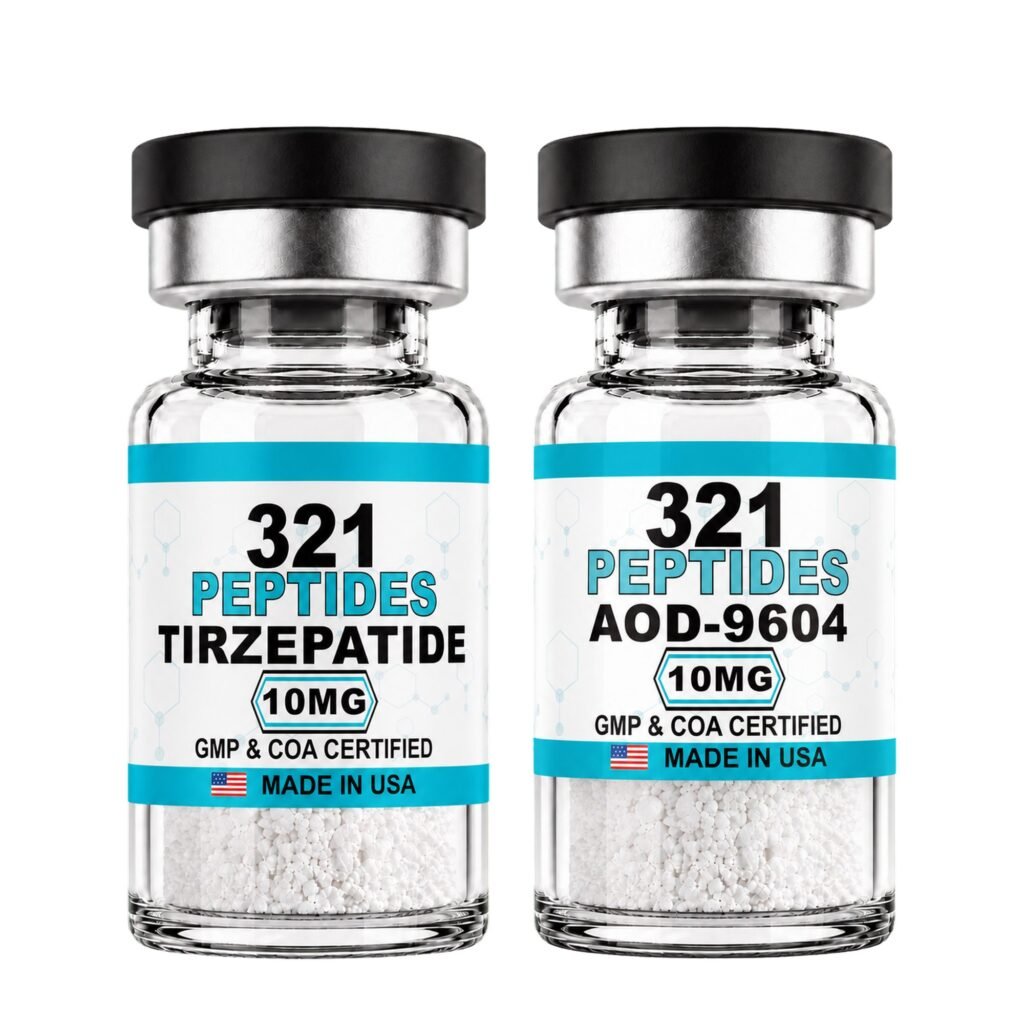 Tirzepatide 10mg + AOD 9604 10mg Research Bundle