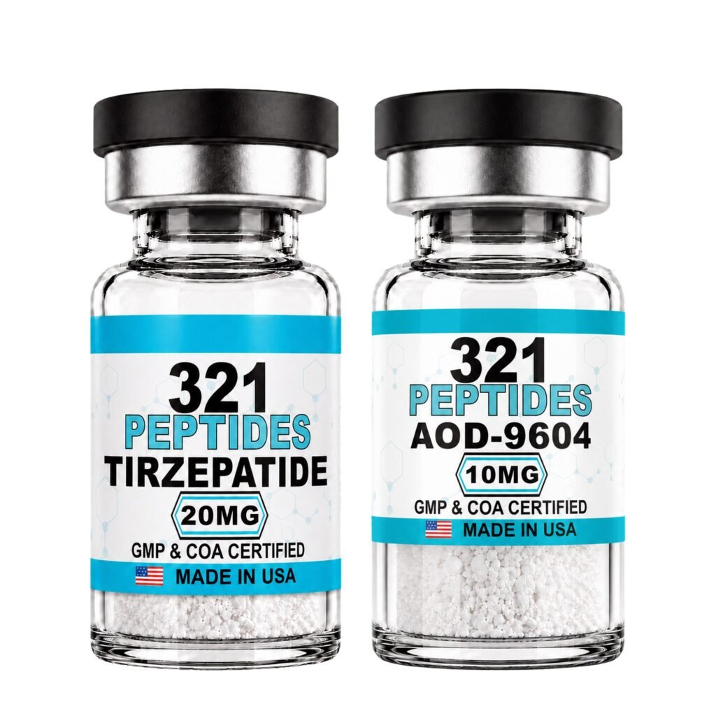Tirzepatide 20mg + AOD 9604 10mg Research Bundle